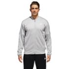 Men's Adidas Fleece Bomber Jacket, Size: Large, Grey