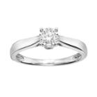 Diamond Engagement Ring In 14k White Gold (1/4 Carat T.w.), Women's, Size: 6