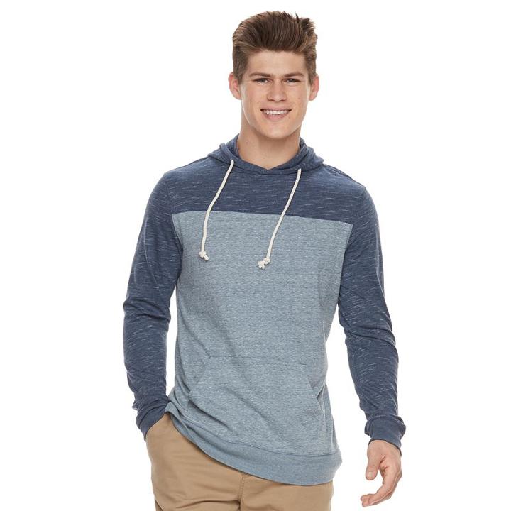 Men's Urban Pipeline&reg; Football Hoodie, Size: Large, Blue (navy)