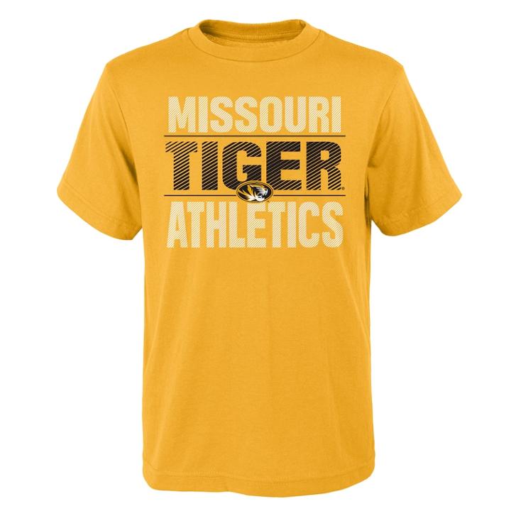 Boys' 4-18 Missouri Tigers Light Streaks Tee, Size: 8-10, Gold