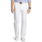 Big & Tall Izod Classic-fit Easy-care Oxford Flat-front Pants, Men's, Size: 46x29, White Oth