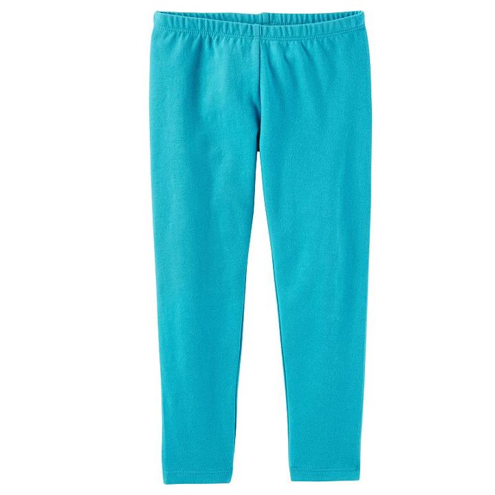 Girls 4-8 Oshkosh B'gosh&reg; Solid Leggings, Girl's, Size: 5, Green