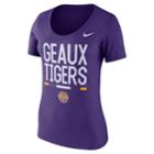 Women's Nike Lsu Tigers Local Spirit Tee, Size: Medium, Purple