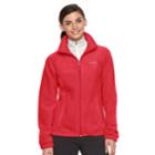 Women's Columbia Three Lakes Fleece Jacket, Size: Xl, Orange