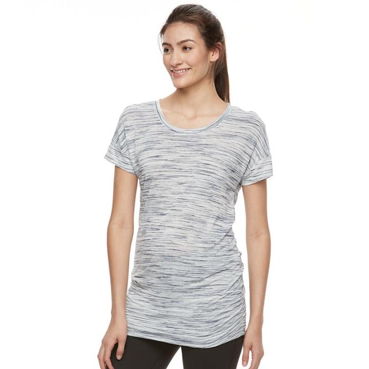 Women's Tek Gear&reg; Shirred Side Tunic, Size: Small, Dark Blue