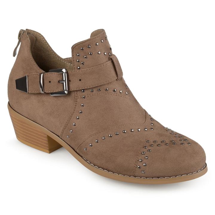 Journee Collection Kenadi Women's Ankle Boots, Size: Medium (10), Med Beige