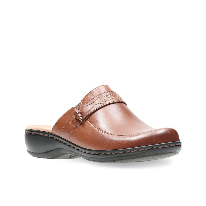 Clarks Leisa Dream Women's Clogs, Size: Medium (9), Brown Over