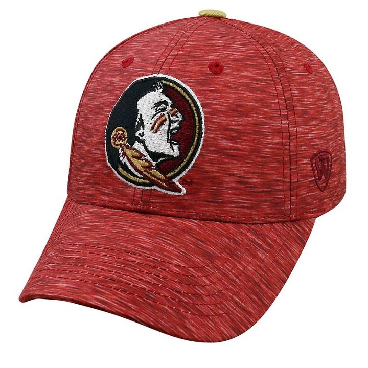 Adult Florida State Seminoles Warp Speed Adjustable Cap, Men's, Dark Red