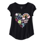 Girls 7-16 So&reg; Curved-hem Graphic Tee, Size: 10, Brt Pink