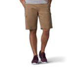 Men's Lee Straight-fit Extreme Comfort Cargo Shorts, Size: 34, Beig/green (beig/khaki)