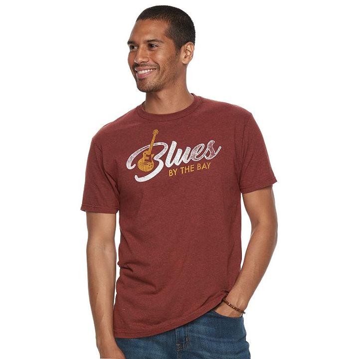 Men's Sonoma Goods For Life&trade; Blues By The Bay Tee, Size: Xl, Red Other