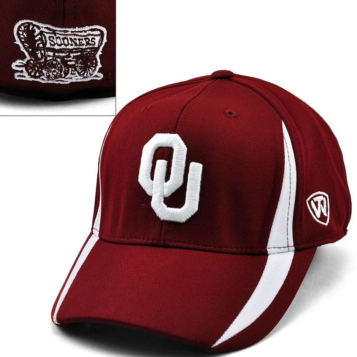 Top Of The World Oklahoma Sooners Triumph One-fit Cap - Adult, Men's, Med Red