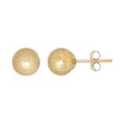Everlasting Gold 10k Gold Textured Ball Stud Earrings, Women's, Yellow