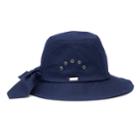 Women's Betmar Knotted Cloche Hat, Blue (navy)