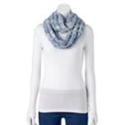 Women's Sonoma Goods For Life&trade; Cable-knit Chenille Infinity Scarf, Dark Blue