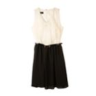 Iz Amy Byer Bow Ruffle Dress - Girls 7-16, Size: 7, Black