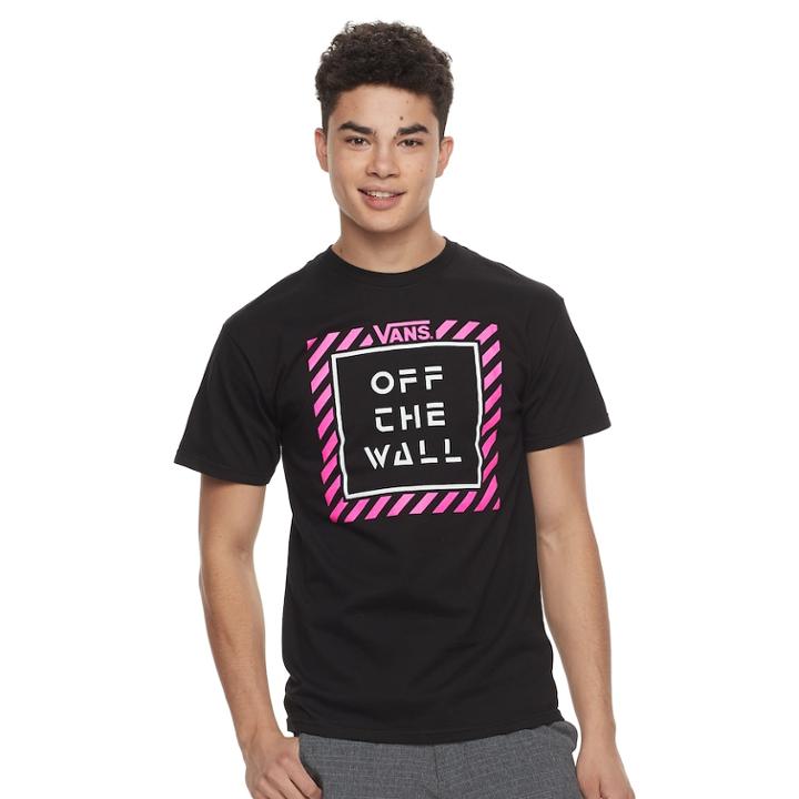 Men's Vans Top Fade Tee, Size: Medium, Black