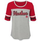 Girls 7-16 Nebraska Cornhuskers Fan-tastic Tee, Size: M 10-12, Grey