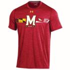 Men's Under Armour Maryland Terrapins Training Short-sleeved Tee, Size: Xxl, Multicolor