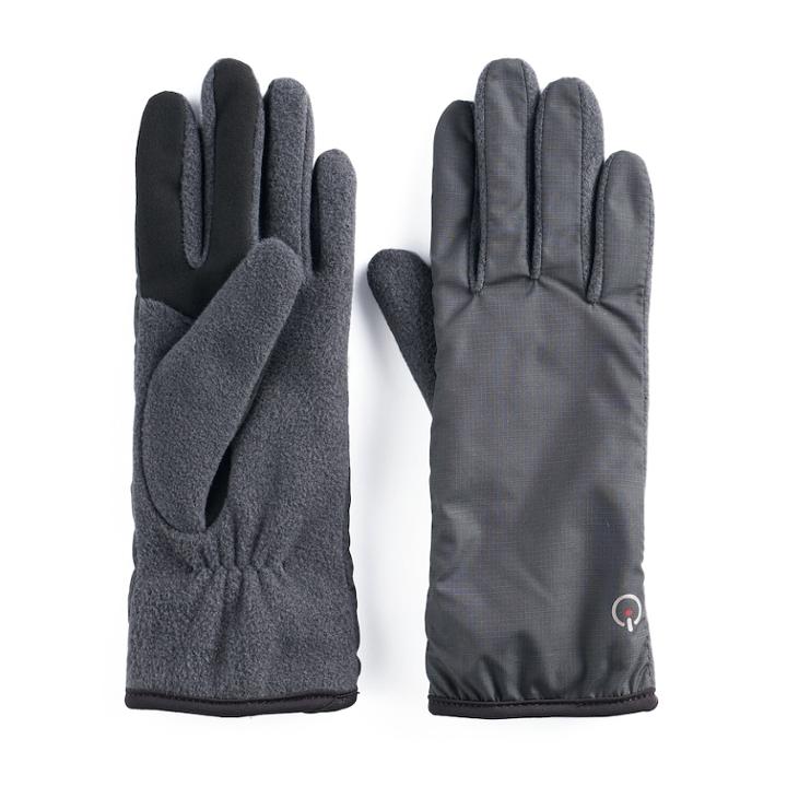 Women's Touchpoint Fleece Tech Gloves With Heat Pack, Size: S-m, Grey