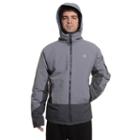 Men's Champion Colorblock Synthetic Down Ski Jacket, Size: Xxl, Grey