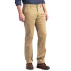 Men's Lee Modern Series Chino Straight-fit Pants, Size: 38x30, Dark Brown