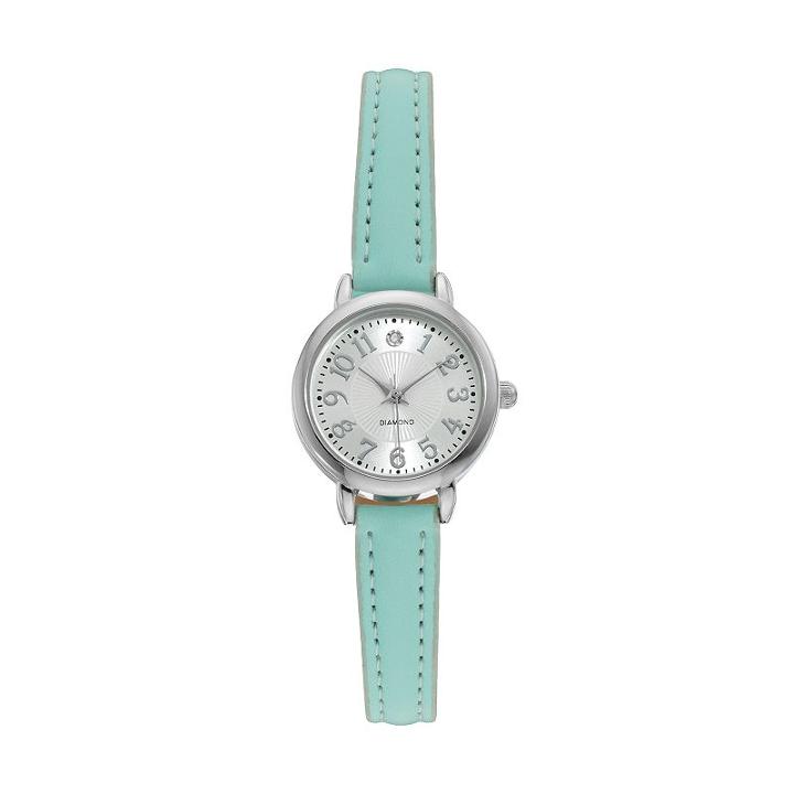 Women's Diamond Mint Green Watch, Size: 2xl