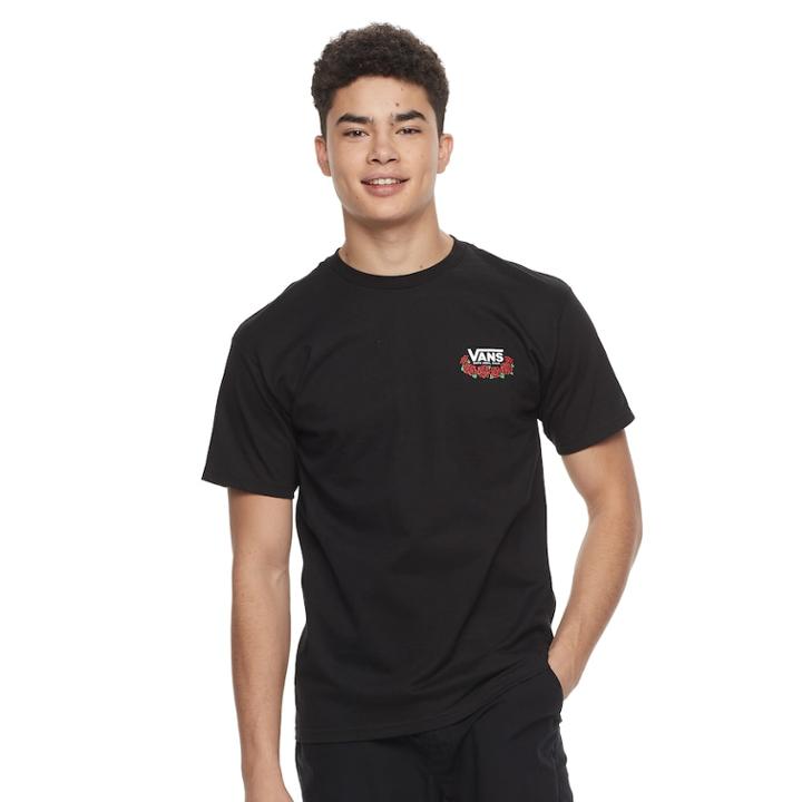 Men's Vans Roseday Tee, Size: Xxl, Black