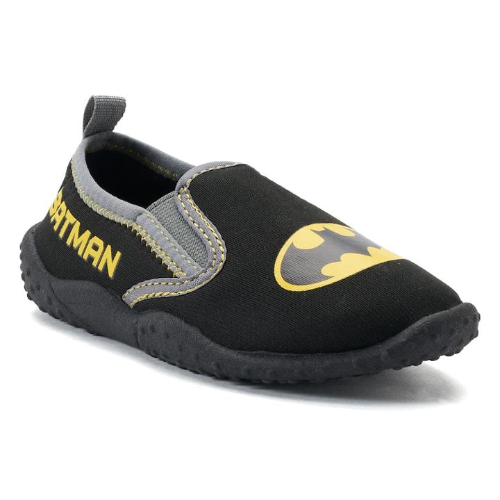 Dc Comics Batman Toddler Boys' Water Shoes, Size: Large, Black