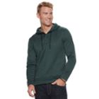 Men's Sonoma Goods For Life&trade; Supersoft Modern-fit Sweater Fleece Henley Hoodie, Size: Xxl, Dark Green