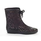 Henry Ferrera Blooming Women's Water-resistant Ankle Rain Boots, Size: 6, Grey (charcoal)