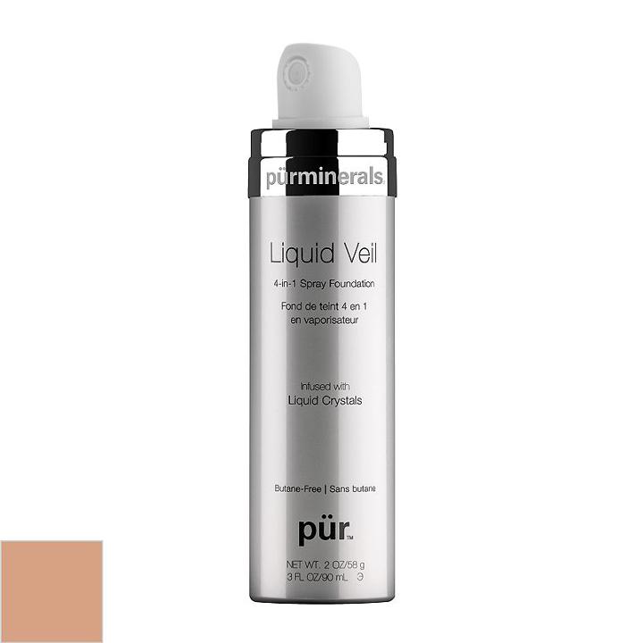Pur Liquid Veil 4-in-1 Spray Foundation, Beig/green (beig/khaki)