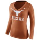 Women's Nike Texas Longhorns Wordmark Tee, Size: Xl, Orange
