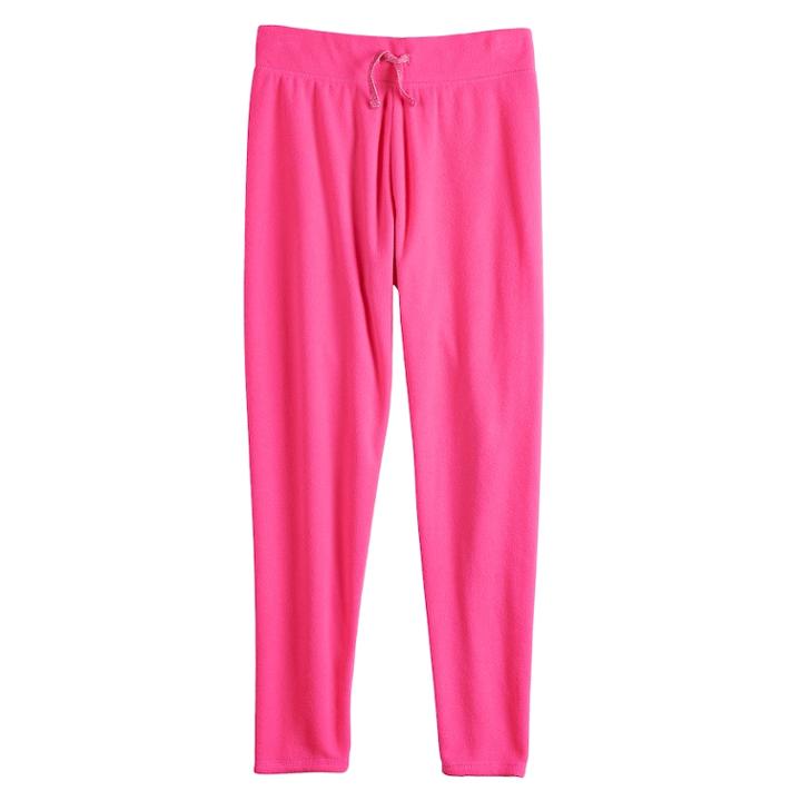 Girls 7-16 & Plus Size So&reg; Microfleece Leggings, Size: 14, Brt Pink