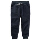 Boys 4-8 Oshkosh B'gosh&reg; Ribbed Pork Chop Pocket Twill Jogger Pants, Boy's, Size: 4, Blue