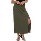 Women's Apt. 9&reg; Tummy Control Maxi Skirt, Size: Small, Med Green