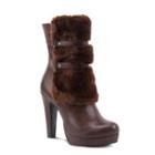 Olivia Miller Nevins Women's High Heel Ankle Boots, Girl's, Size: 8, Dark Brown