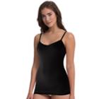 Columbia Omni-wick Cotton Stretch Elastic Lace Camisole Rw2c302, Women's, Size: Large, Black