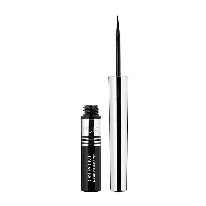 Pur On Point Liquid Eyelner Vip, Black