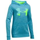 Girls 7-16 Under Armour Novelty Big Logo Hoodie, Size: Medium, Brown Over