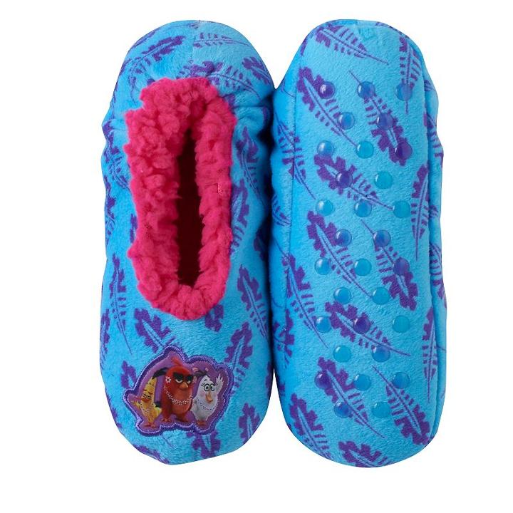 Girls 4-16 Angry Birds Cluck, Red, Matilda Fleece-lined Slippers, Girl's, Size: M-l, Brt Blue
