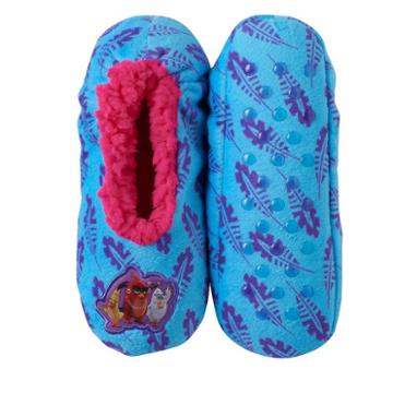 Girls 4-16 Angry Birds Cluck, Red, Matilda Fleece-lined Slippers, Girl's, Size: M-l, Brt Blue