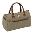 London Fog Cambridge Ii 16-inch Classic Satchel, Women's, Size: Bordng Bag, Med Beige