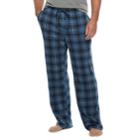 Big & Tall Croft & Barrow&reg; Sweater Fleece Lounge Pants, Men's, Size: L Tall, Blue (navy)