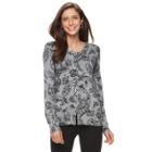 Women's Croft & Barrow&reg; Button-down Cardigan, Size: Xs, Grey