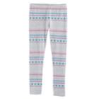 Girls 4-10 Jumping Beans&reg; Long Embellished Leggings, Size: 4, Light Grey