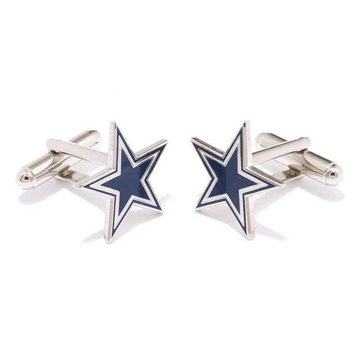 Dallas Cowboys Cuff Links, Men's, Multicolor