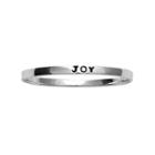 Itsy Bitsy Sterling Silver Joy Stack Ring, Women's, Size: 8, Grey