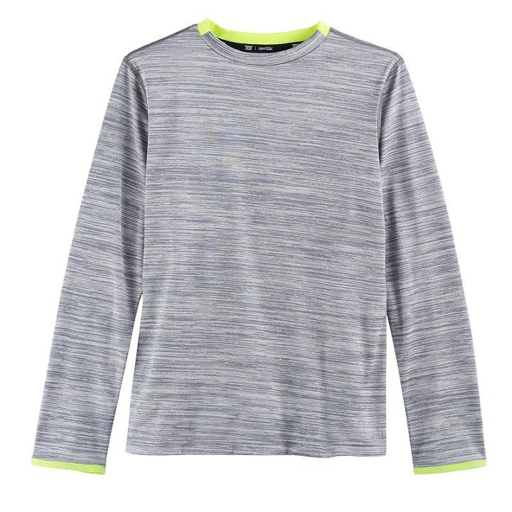 Boys 8-20 Tek Gear&reg; Space-dyed Tee, Size: M(10-12), Med Grey