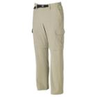 Men's Croft & Barrow&reg; Classic-fit Performance Stretch Belted Convertible Cargo Pants, Size: 46x34, Med Beige